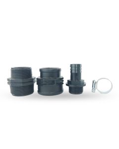 Kit de raccordement pour un tuyau d'arrosage de 25 mm