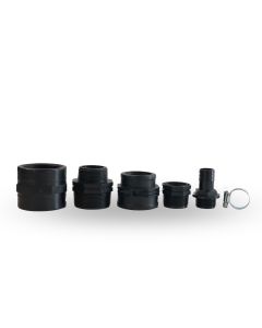 Kit de raccordement pour un tuyau d'arrosage de 25 mm
