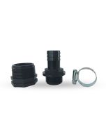 Kit de raccordement pour un tuyau d'arrosage de 25 mm
