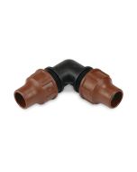 Raccord coudé à compression pour tuyau goutte à goutte 